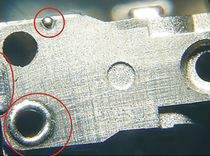 <a href='http://www.chuangfeifan.com/product/3.htm' class='text_a'>模具激光焊機</a>修復模具效果